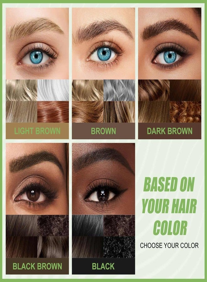 درمود قلم تحديد الحواجب بتقنية الميكروبليدينغ، أقلام حواجب مقاومة للماء للنساء، قلم تحديد الحواجب بلون أشقر طبيعي، قلم سائل دقيق برأس رفيع بأربعة فروع، بني فاتح - Image 5